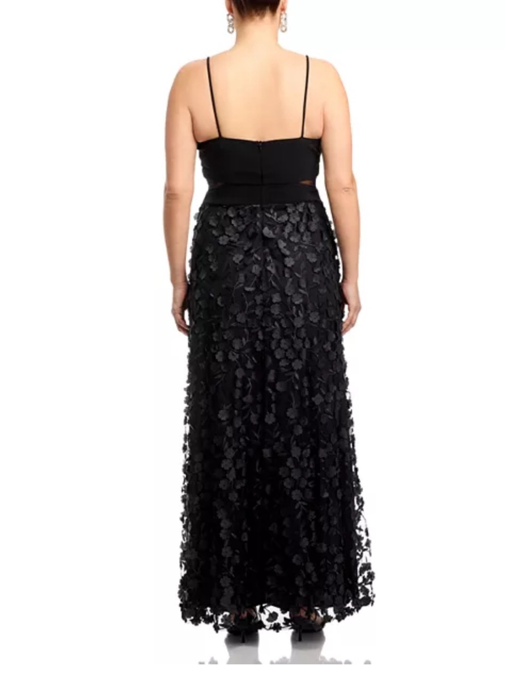 XSCAPE Black Cocktail Dress with Classic Label - Picture 5 of 9